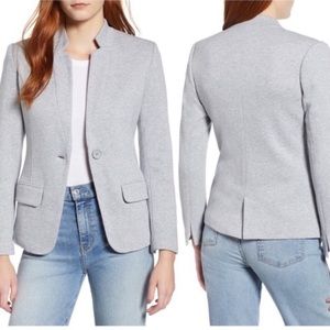 Gibson Grey Notch Collar Single Button Formal Blazer Size Medium